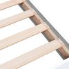 vidaXL Cadre de lit sans matelas blanc 75x190 cm bois d'ingénierie
