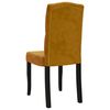 vidaXL Chaises &agrave; manger lot de 2 Marron Velours