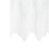 vidaXL Rideau en Dentelle Floral Blanc 240 x 200 cm Polyester