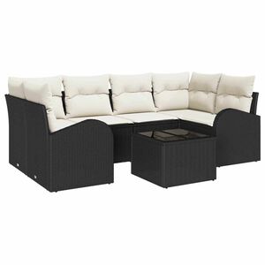 vidaXL Ensemble de canap&eacute; de jardin 7 pc 6-Nombre de places