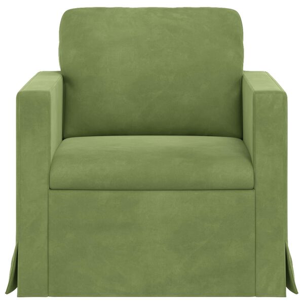 vidaXL Canap&eacute; Vert clair