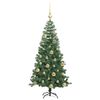vidaXL Sapin de No&euml;l avec 150 LED avec support Vert 120 cm PVC
