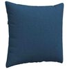 vidaXL Coussins de canap&eacute; 2 pcs Bleu 50 x 50 cm tissu