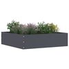 vidaXL Bordure de Pelouse 6 pcs Anthracite 50 x 50 x 13 cm Acier