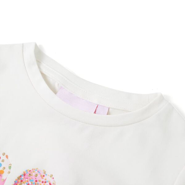 T-shirt pour enfants &eacute;cru 116