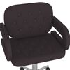 vidaXL Chaise pivotante de salle &agrave; manger Noir Similicuir