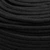 vidaXL Corde de bateau Noir complet 6 mm 50 m Polypropyl&egrave;ne