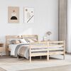 vidaXL Cadre de lit et t&ecirc;te de lit sans matelas 135x190 cm