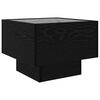 vidaXL Table basse Chêne noir 40 x 40 x 30 cm Bois d'ingénierie
