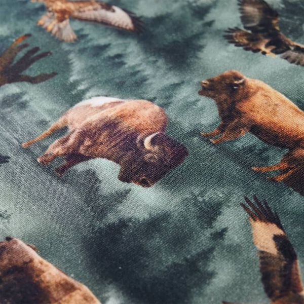 Sweatshirt pour enfants vert foncé 92