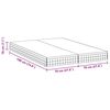 vidaXL Matelas 2 pcs Blanc et Gris 70 x 190 cm Printemps Bonell