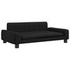vidaXL Canap&eacute; pour enfants noir 90x53x30 cm similicuir
