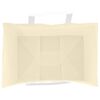 vidaXL Sacs en papier 50 pcs avec poign&eacute;es jaune 32x22x24 cm