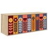 vidaXL Meuble TV mural ESSEN 102 x 33 x 40 cm Ch&ecirc;ne Sonoma