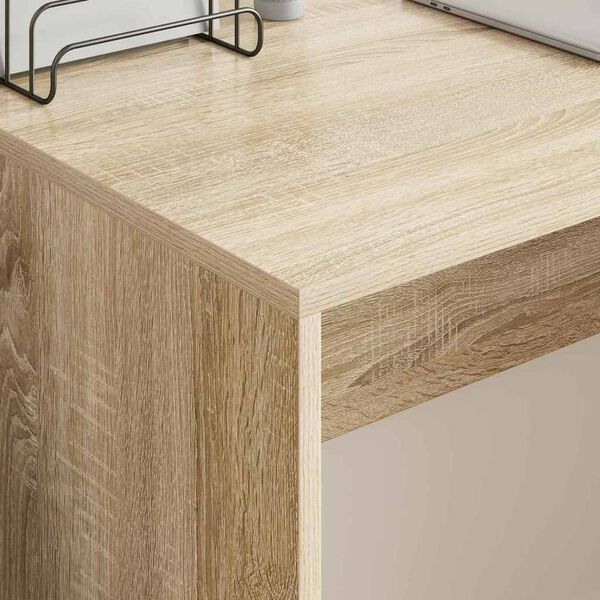 vidaXL Bureau Ch&ecirc;ne Sonoma 109 x 50 x 78 cm Bois d'ing&eacute;nierie