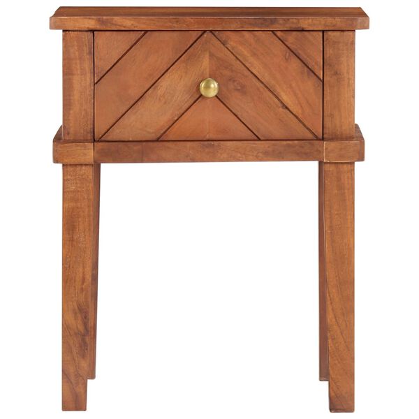 vidaXL Table de chevet 40x40x50 cm Bois d'acacia massif