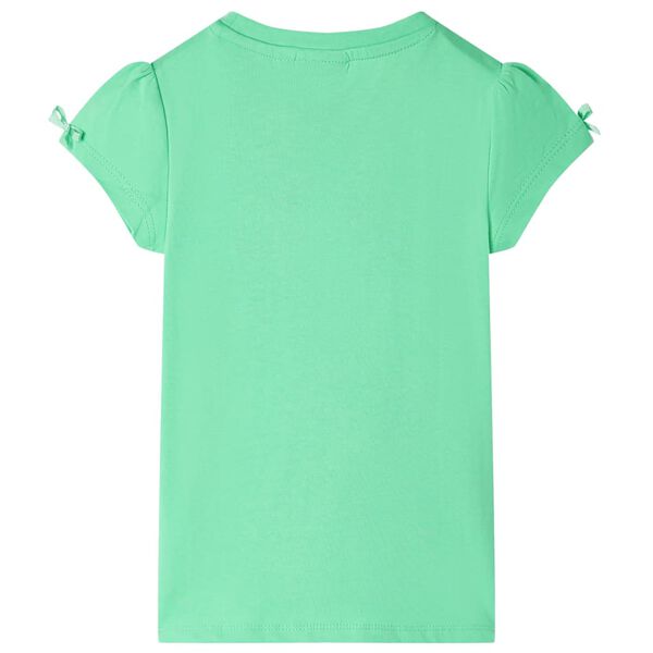 T-shirt pour enfants vert clair 128