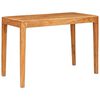 vidaXL Table de salle &agrave; manger 110 x 55 x 76 cm Bois d'Acacia Massif