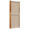 vidaXL Cloison de s&eacute;paration 5 panneaux taupe 350x180 cm