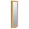 vidaXL Armoire &agrave; bijoux avec miroir murale 30x8,5x106 cm