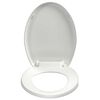 vidaXL Abattant WC &agrave; fermeture en douceur Lib&eacute;ration rapide Blanc