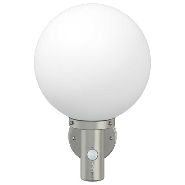 vidaXL Appliques murales extérieures 2 pcs Argent 28 x 25 x 38 cm