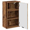 vidaXL Ensemble de mobilier de salle de bain 3 pcs Bois Ancien