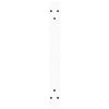 vidaXL Pieds de table basse en forme de V, 2 pi&egrave;ces, blanc, 60 x (30-31,3) cm, acier