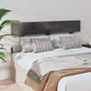 vidaXL T&ecirc;te de lit Gris 138x3x81 cm Bois massif de pin