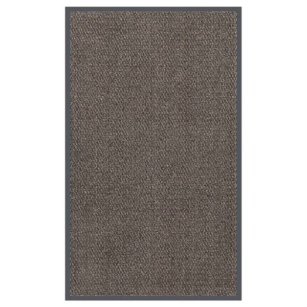 vidaXL Paillasson touffet&eacute; 90x150 cm Marron fonc&eacute;