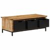 vidaXL Table basse avec tiroirs 110x50x40 cm bois de manguier massif