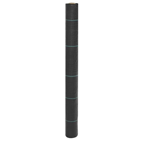 vidaXL Membrane anti-mauvaises herbes noir 1x150 m PP