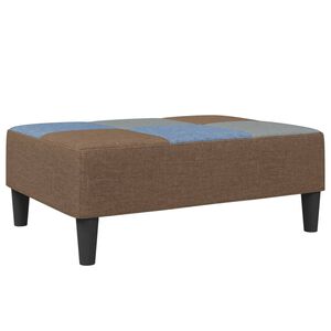 vidaXL Repose-pied patchwork 77x55x31 cm tissu