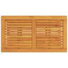 vidaXL Table d'appoint Marron 90 x 50 x 45 cm Bois d'Acacia Massif