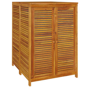 vidaXL Bo&icirc;te de rangement de jardin 70x87x104 cm bois massif d'acacia