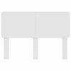 vidaXL T&ecirc;te de lit Blanc 160 cm Bois d'ing&eacute;nierie