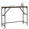 vidaXL Table console chêne marron 100x32x75 cm bois d'ingénierie