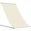 vidaXL Auvent r&eacute;tractable cr&egrave;me 150x150 m tissu et acier
