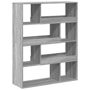 vidaXL Biblioth&egrave;que sonoma gris 100x33x125,5 cm bois d'ing&eacute;nierie