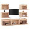 vidaXL Meubles TV 7 pcs Bois massif de pin
