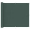 vidaXL &Eacute;cran de balcon Vert fonc&eacute; 100 x 500 cm Tissu Oxford