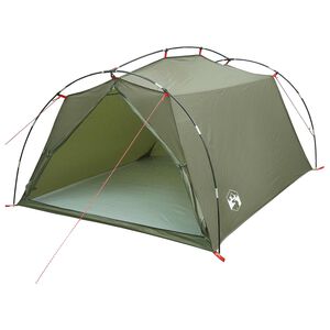 vidaXL Tente tunnel Vert olive 2 personnes