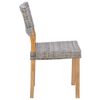 vidaXL Chaise de salle &agrave; manger 2 pcs Gris Kubu 46 x 55 x 84 cm