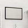 vidaXL Miroir de salle de bain Noir 60x1,5x37 cm Agglom&eacute;r&eacute;