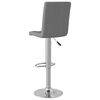 vidaXL Tabouret de bar Gris clair Tissu