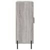 vidaXL Buffet sonoma gris 69,5x34x90 cm bois d'ing&eacute;nierie