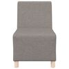 vidaXL Unit&eacute; de Sofa Modulaire Sans Accoudoirs 3 pcs Taupe