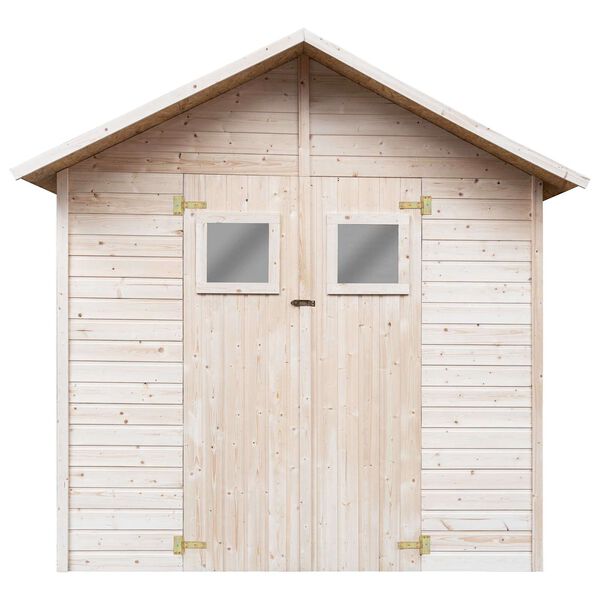 vidaXL Maison 226 x 248 x 218 cm Bois d'ing&eacute;nierie