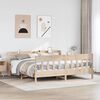 vidaXL Cadre de lit sans matelas 200x200 cm bois massif de pin