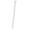 vidaXL Pieds de table console 4 pi&egrave;ces Blanc 72 cm Acier